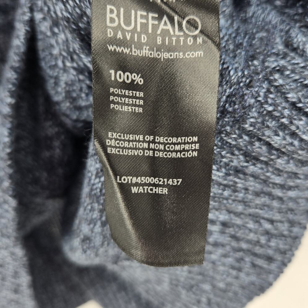 NWT Buffalo David Bitton Watcher Sweater Blue Cabincore Gorpcore Mens Size M - Picture 12 of 14